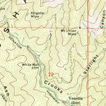 United States Geological Survey Groom Creek, AZ (1974, 24000-Scale) digital map