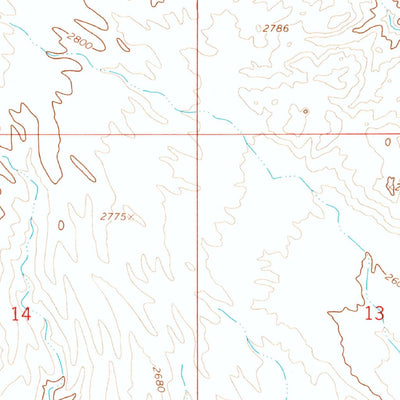 United States Geological Survey Groom Spring, AZ (1967, 24000-Scale) digital map
