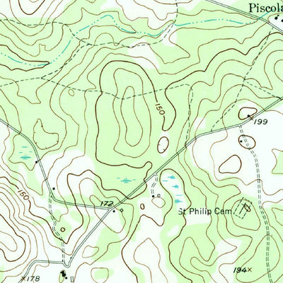 United States Geological Survey Grooverville, GA-FL (1956, 24000-Scale) digital map