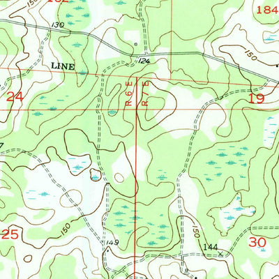 United States Geological Survey Grooverville, GA-FL (1956, 24000-Scale) digital map