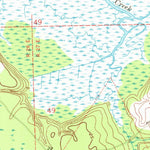 United States Geological Survey Gross, FL-GA (1958, 24000-Scale) digital map
