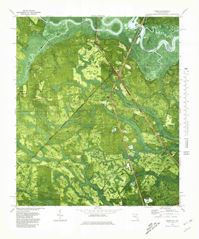 United States Geological Survey Gross, FL-GA (1979, 24000-Scale) digital map