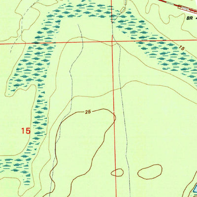 United States Geological Survey Gross, FL-GA (1993, 24000-Scale) digital map