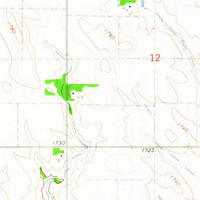 United States Geological Survey Gross, NE-SD (1964, 24000-Scale) digital map
