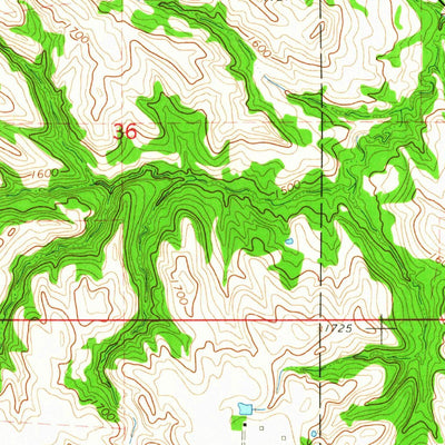 United States Geological Survey Gross, NE-SD (1964, 24000-Scale) digital map