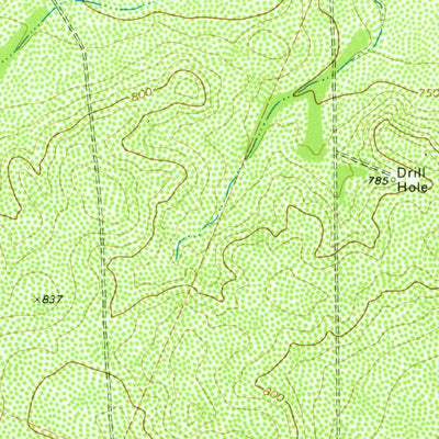 United States Geological Survey Gross Tank, TX (1974, 24000-Scale) digital map