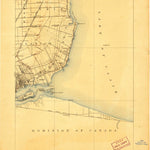United States Geological Survey Grosse Pointe, MI (1905, 62500-Scale) digital map