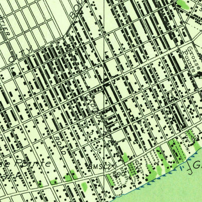 United States Geological Survey Grosse Pointe, MI (1936, 31680-Scale) digital map
