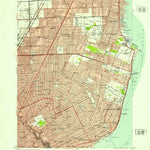 United States Geological Survey Grosse Pointe, MI (1952, 24000-Scale) digital map