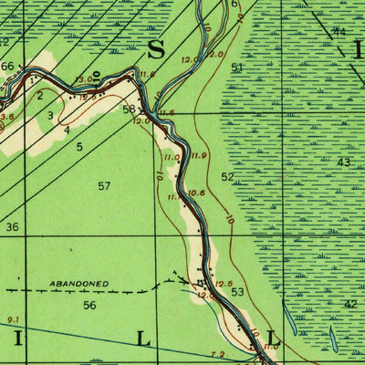 United States Geological Survey Grosse Tete, LA (1940, 62500-Scale) digital map