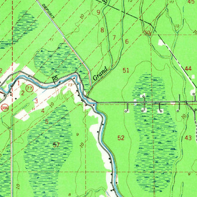 United States Geological Survey Grosse Tete, LA (1962, 62500-Scale) digital map