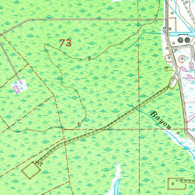 United States Geological Survey Grosse Tete SW, LA (1953, 24000-Scale) digital map
