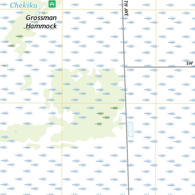 United States Geological Survey Grossman Hammock, FL (2021, 24000-Scale) digital map