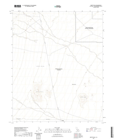 United States Geological Survey Grotto Hills, CA (2021, 24000-Scale) digital map