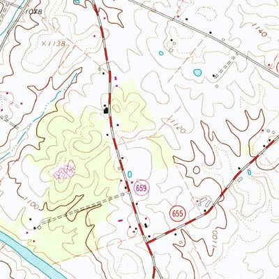 United States Geological Survey Grottoes, VA (1964, 24000-Scale) digital map