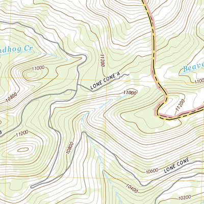 United States Geological Survey Groundhog Mountain, CO (2022, 24000-Scale) digital map