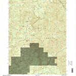 United States Geological Survey Groundhog Mountain, OR (1997, 24000-Scale) digital map