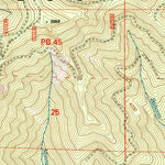 United States Geological Survey Groundhog Mountain, OR (1997, 24000-Scale) digital map