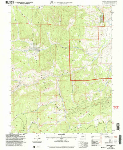 United States Geological Survey Grouse Creek, CO (2001, 24000-Scale) digital map