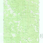 United States Geological Survey Grouse Mountain, CA (1979, 24000-Scale) digital map