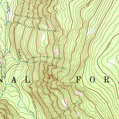 United States Geological Survey Grouse Mountain, CO (1962, 24000-Scale) digital map