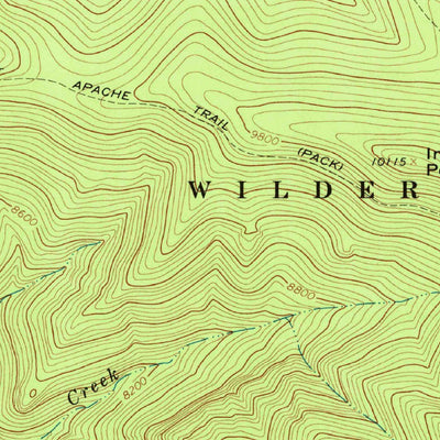 United States Geological Survey Grouse Mountain, NM (1965, 24000-Scale) digital map