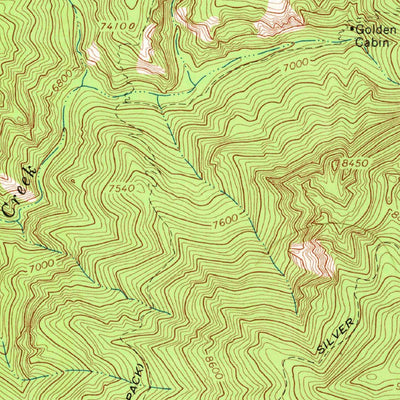 United States Geological Survey Grouse Mountain, NM (1965, 24000-Scale) digital map