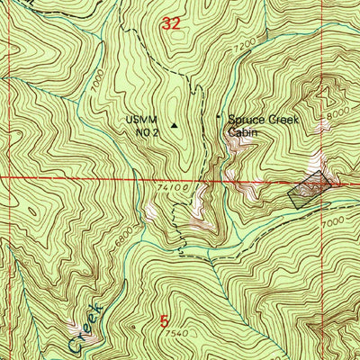 United States Geological Survey Grouse Mountain, NM (1999, 24000-Scale) digital map