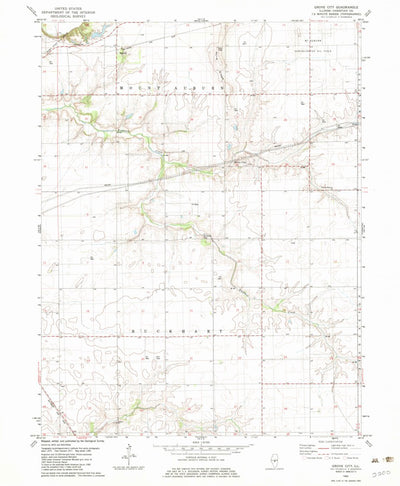 United States Geological Survey Grove City, IL (1982, 24000-Scale) digital map