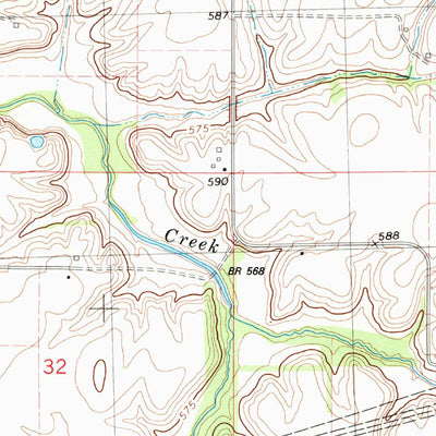 United States Geological Survey Grove City, IL (1982, 24000-Scale) digital map