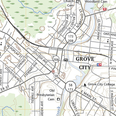 United States Geological Survey Grove City, PA (2023, 24000-Scale) digital map