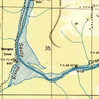 United States Geological Survey Grove Oak, AL (1936, 24000-Scale) digital map