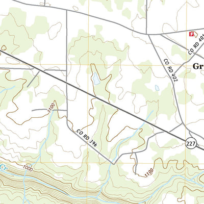 United States Geological Survey Grove Oak, AL (2020, 24000-Scale) digital map