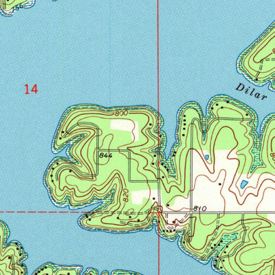 United States Geological Survey Grove, OK (1971, 24000-Scale) digital map