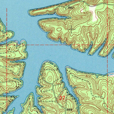 United States Geological Survey Grove, OK (1971, 24000-Scale) digital map