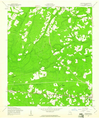 United States Geological Survey Groveland, GA (1958, 24000-Scale) digital map