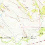 United States Geological Survey Groveland, MT (1972, 24000-Scale) digital map
