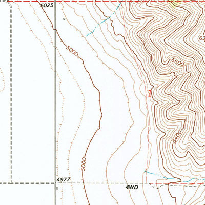 United States Geological Survey Grover Canyon, ID-UT (1968, 24000-Scale) digital map