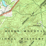United States Geological Survey Grover, NC-SC (1971, 24000-Scale) digital map