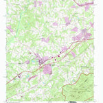 United States Geological Survey Grover, NC-SC (1993, 24000-Scale) digital map