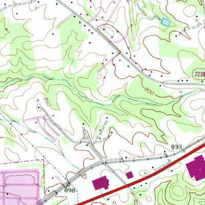 United States Geological Survey Grover, NC-SC (1993, 24000-Scale) digital map