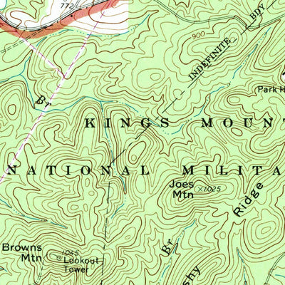 United States Geological Survey Grover, NC-SC (1993, 24000-Scale) digital map