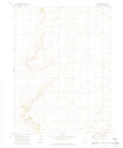 United States Geological Survey Grover NE, CO (1972, 24000-Scale) digital map