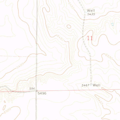 United States Geological Survey Grover NE, CO (1972, 24000-Scale) digital map