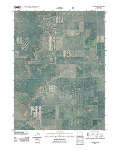 United States Geological Survey Grover NE, CO (2011, 24000-Scale) digital map
