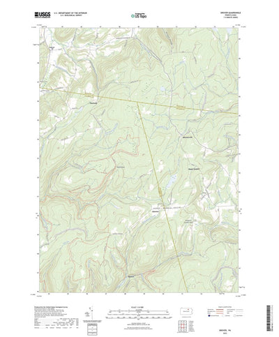 United States Geological Survey Grover, PA (2023, 24000-Scale) digital map