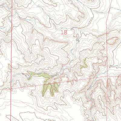 United States Geological Survey Grover SE, CO (1972, 24000-Scale) digital map