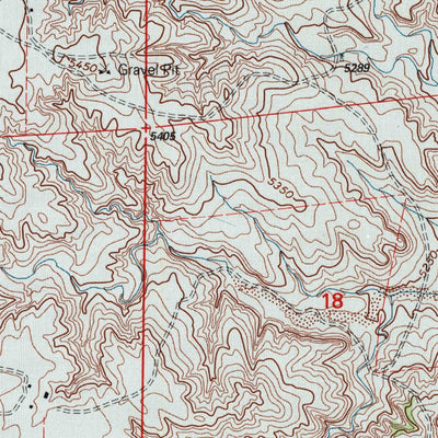 United States Geological Survey Grover SE, CO (1997, 24000-Scale) digital map