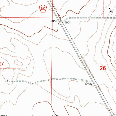 United States Geological Survey Grover South, CO (1997, 24000-Scale) digital map