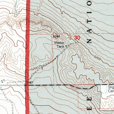 United States Geological Survey Grover South, CO (1997, 24000-Scale) digital map